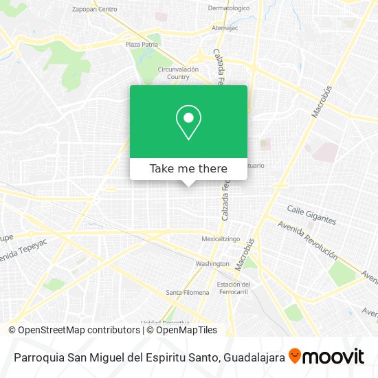 Parroquia San Miguel del Espiritu Santo map