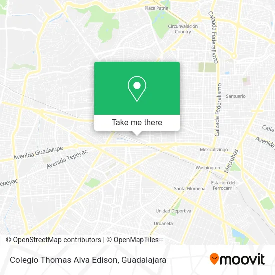 Colegio Thomas Alva Edison map