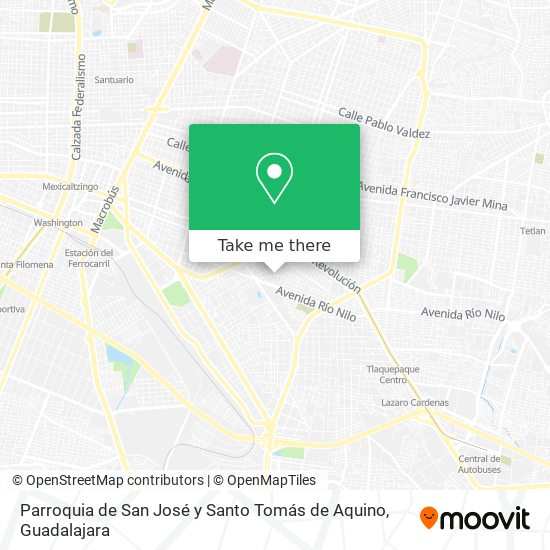 Parroquia de San José y Santo Tomás de Aquino map