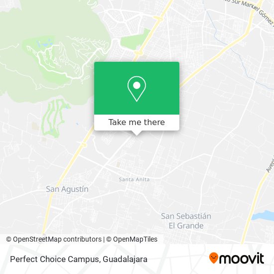 Mapa de Perfect Choice Campus