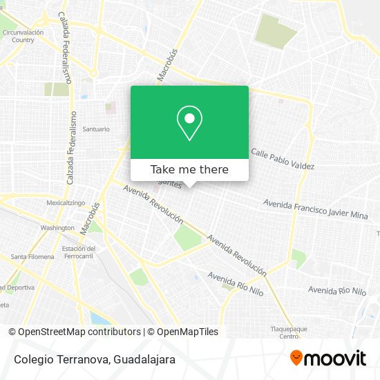 Colegio Terranova map