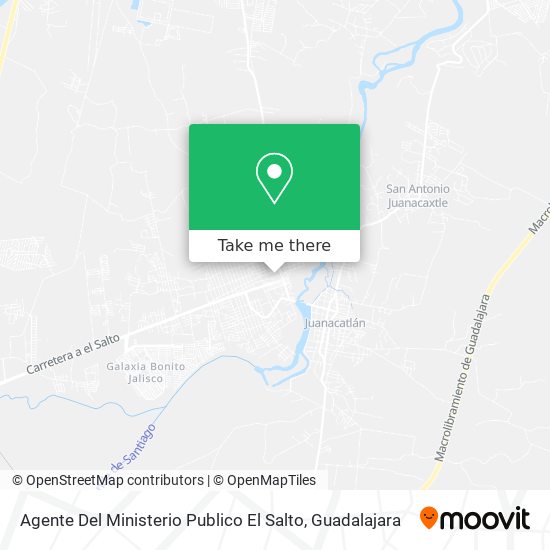 Agente Del Ministerio Publico El Salto map