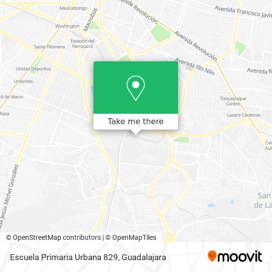 Escuela Primaria Urbana 829 map