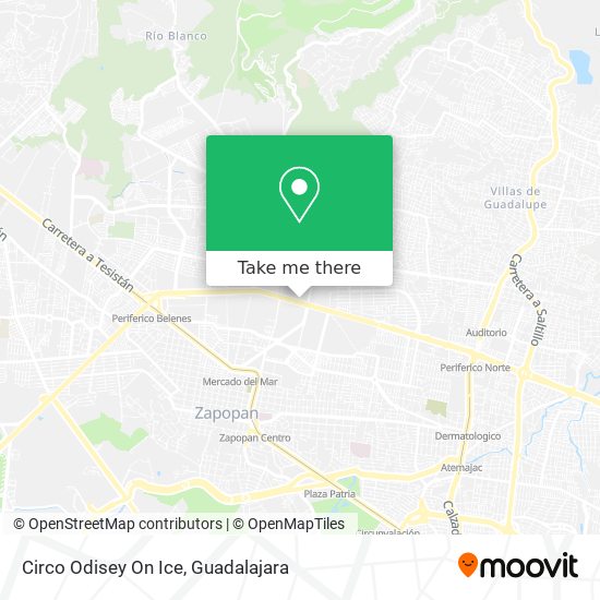 Circo Odisey On Ice map
