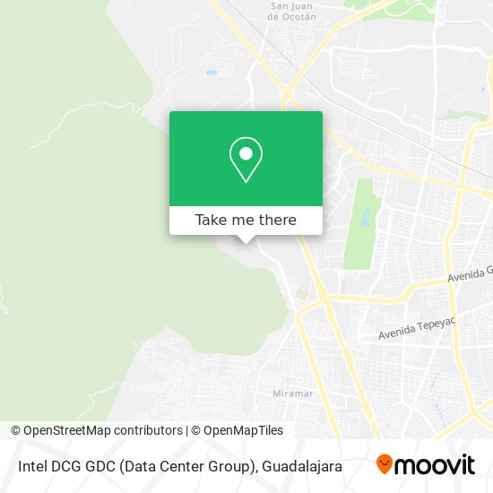 Mapa de Intel DCG GDC (Data Center Group)