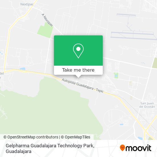 Mapa de Gelpharma Guadalajara Technology Park