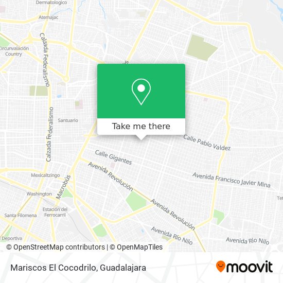 Mariscos El Cocodrilo map