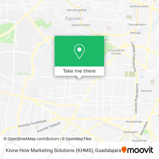 Know How Marketing Solutions (KHMS) map