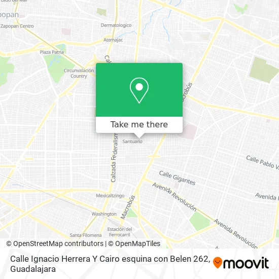 Calle Ignacio Herrera Y Cairo esquina con Belen 262 map
