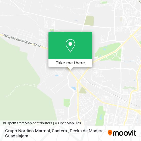Mapa de Grupo Nordico Marmol, Cantera , Decks de Madera