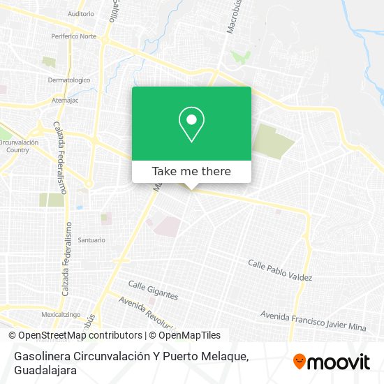 How to get to Gasolinera Circunvalación Y Puerto Melaque in Guadalajara by  Bus or Train?