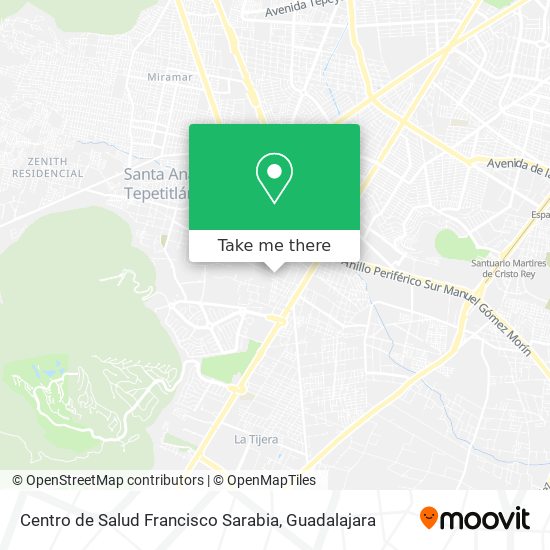 Centro de Salud Francisco Sarabia map