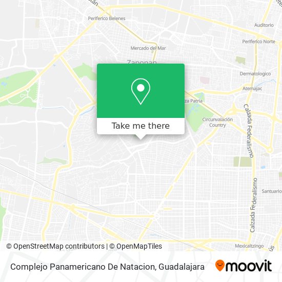 Mapa de Complejo Panamericano De Natacion