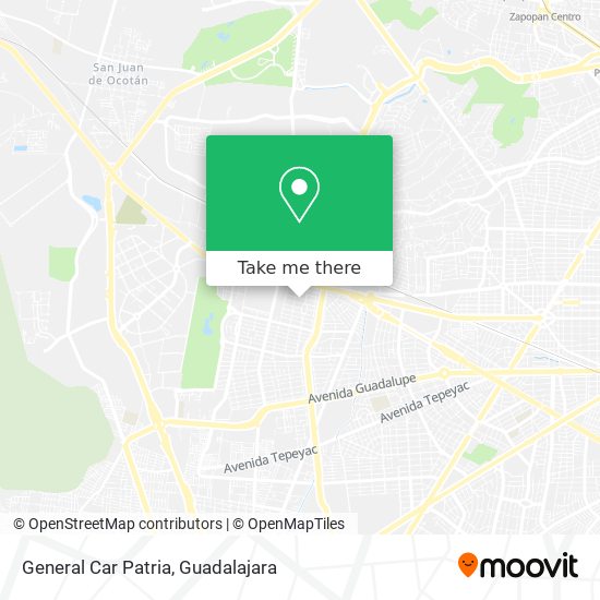 Mapa de General Car Patria