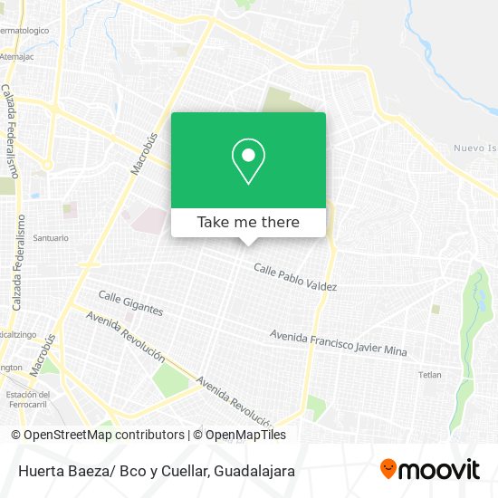 Huerta Baeza/ Bco y Cuellar map