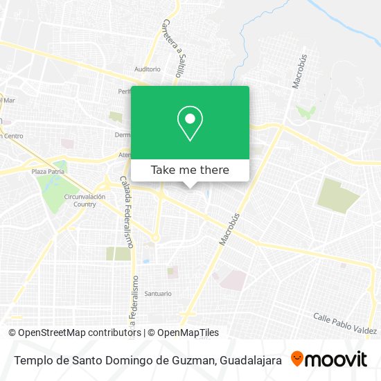 Templo de Santo Domingo de Guzman map