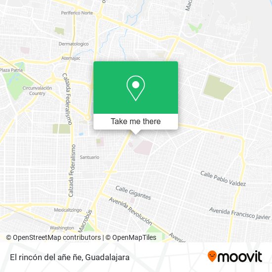 Mapa de El rincón del añe ñe