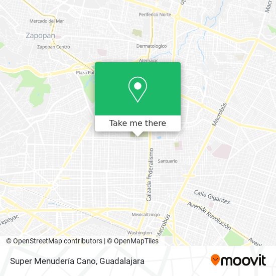 Super Menudería Cano map