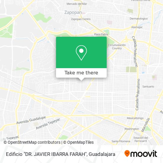Edificio "DR. JAVIER IBARRA FARAH" map
