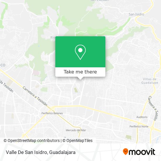 Mapa de Valle De San Isidro