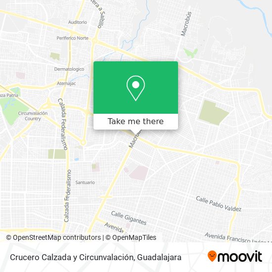 Crucero Calzada y Circunvalación map