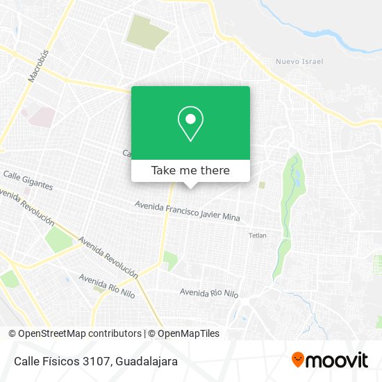 Calle Físicos 3107 map