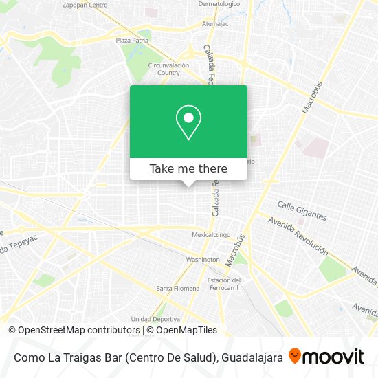 Mapa de Como La Traigas Bar (Centro De Salud)