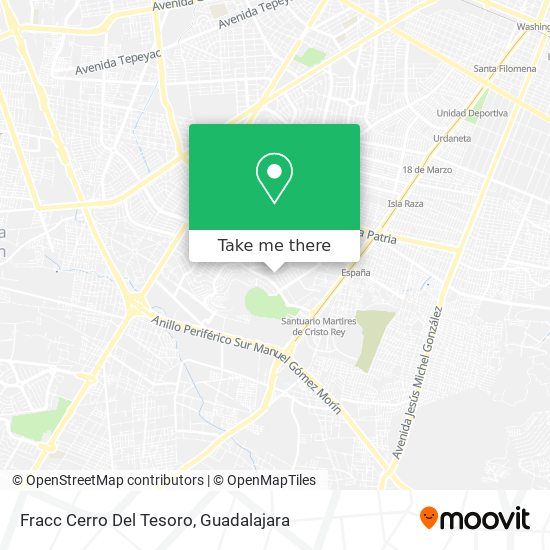 Fracc Cerro Del Tesoro map