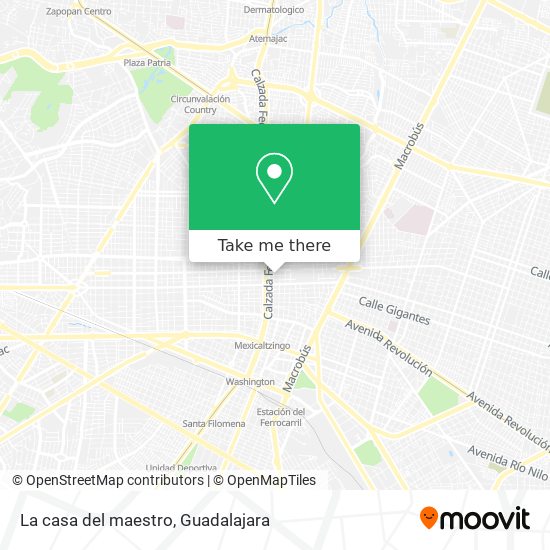 La casa del maestro map