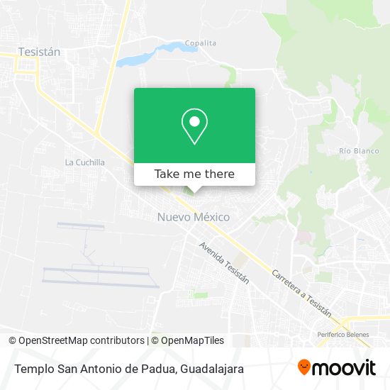 Templo San Antonio de Padua map