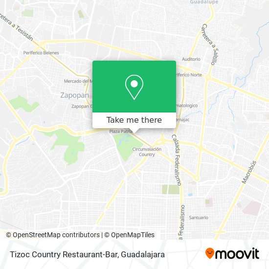 Tizoc Country Restaurant-Bar map