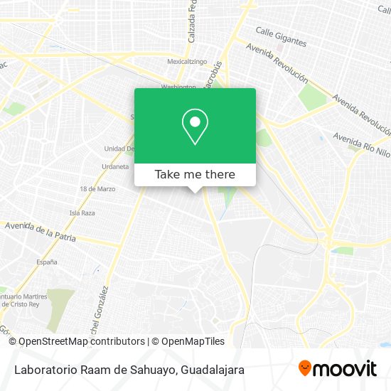Laboratorio Raam de Sahuayo map