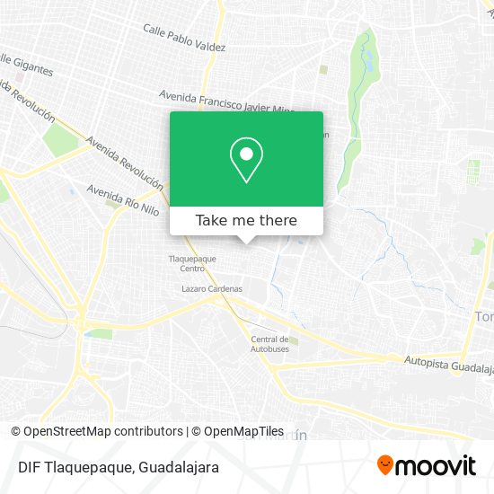 Mapa de DIF Tlaquepaque