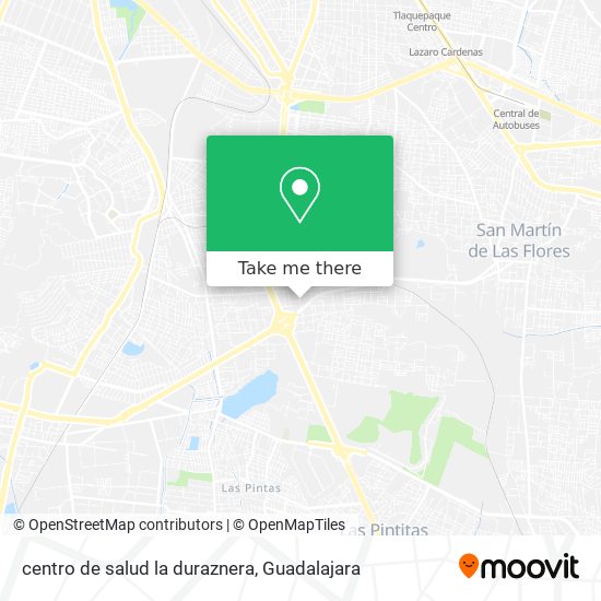 Mapa de centro de salud la duraznera