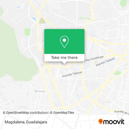 Mapa de Magdalena