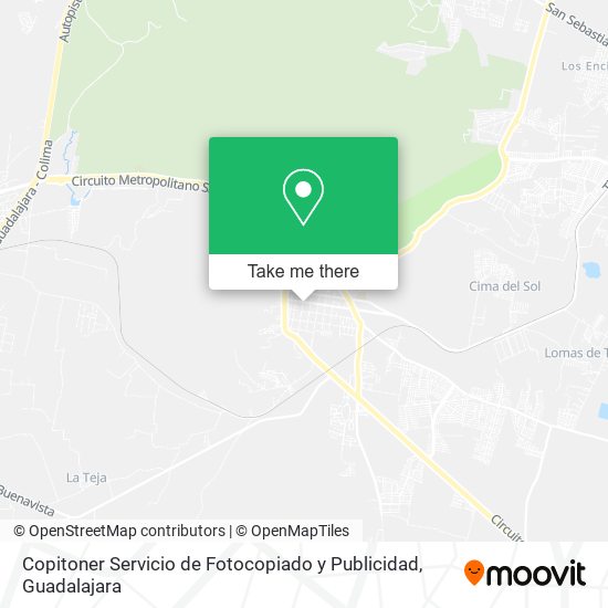 Mapa de Copitoner Servicio de Fotocopiado y Publicidad