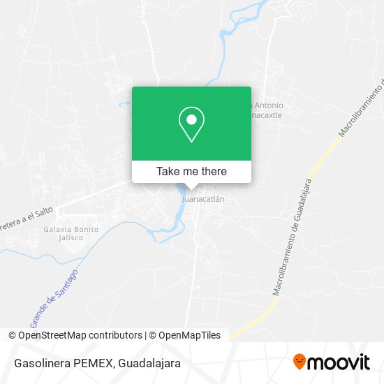 Gasolinera PEMEX map