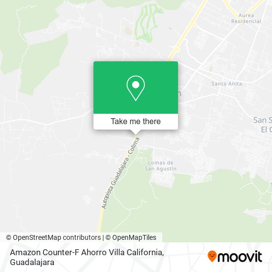 Amazon Counter-F Ahorro Villa California map