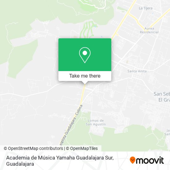 Academia de Música Yamaha Guadalajara Sur map