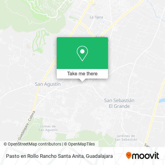 Mapa de Pasto en Rollo Rancho Santa Anita