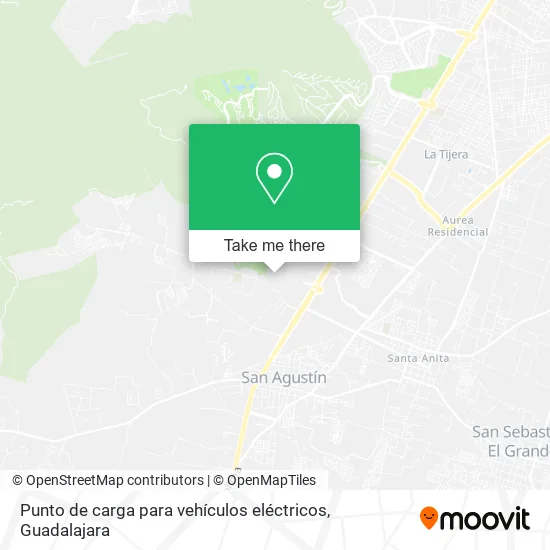 Punto de carga para vehículos eléctricos map