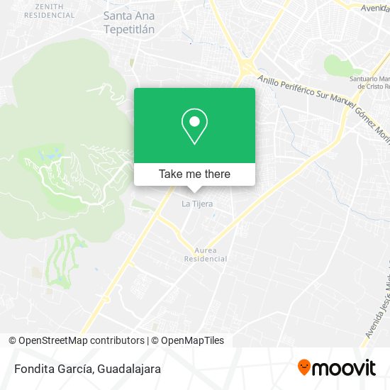 Fondita García map