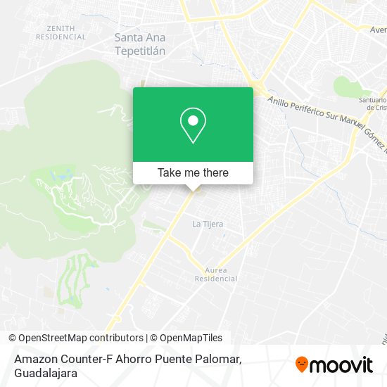 Mapa de Amazon Counter-F Ahorro Puente Palomar