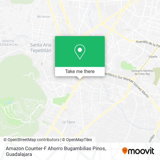 Amazon Counter-F Ahorro Bugambilias Pinos map