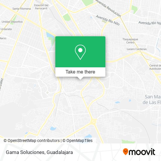 Gama Soluciones map