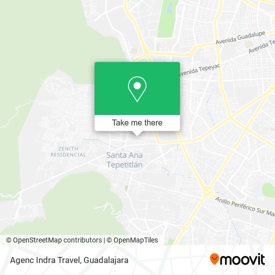 Agenc Indra Travel map