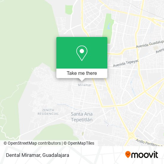 Dental Miramar map