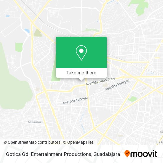 Mapa de Gotica Gdl Entertainment Productions