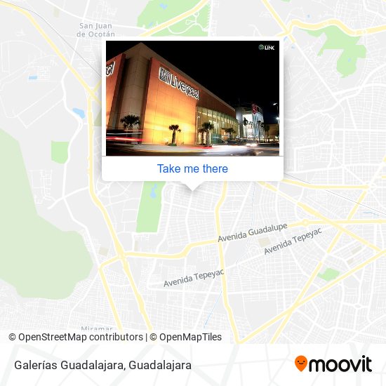 Mapa de Galerías Guadalajara