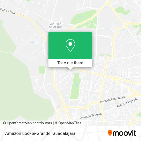 Amazon Locker-Grande map